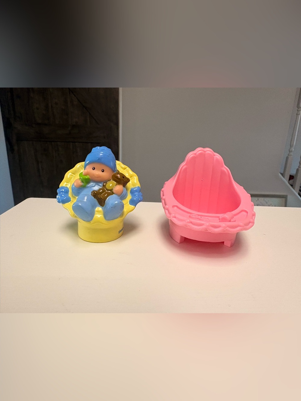 Fisher-Price Little People Baby figure with baby high chair